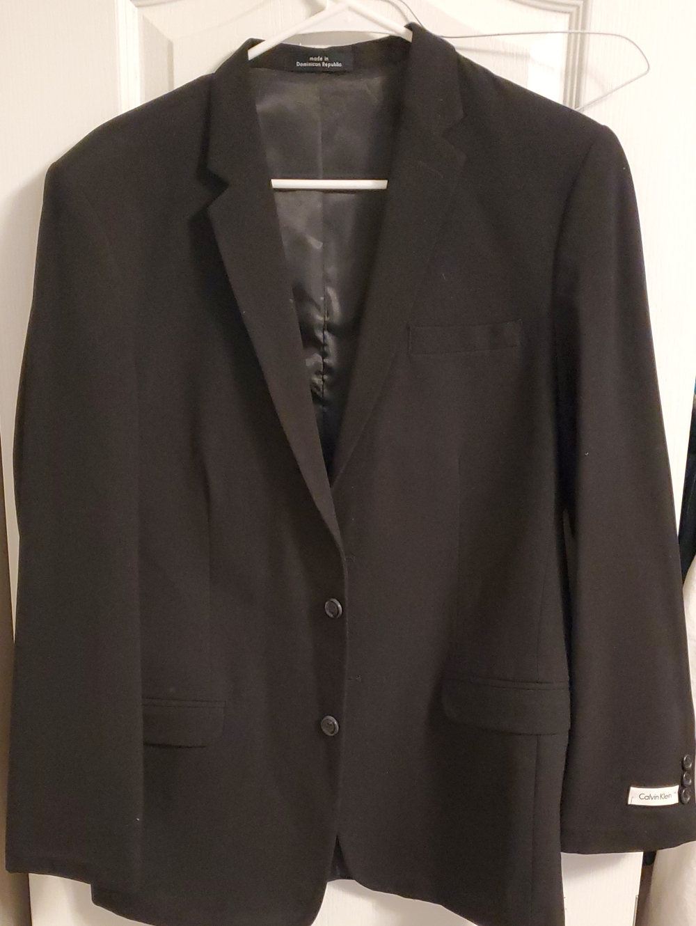 Calvin Klein Women's Black Classic Two-Button Blazer